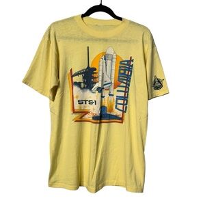 VINTAGE | Dirt Shirts‎ Columbia STS-1 Single Stitch Double Sided Tee